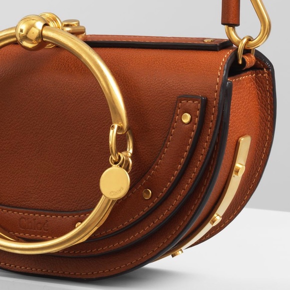 SOLD! Small Nile minaudière smooth calfski Brown - Picture 4 of 5